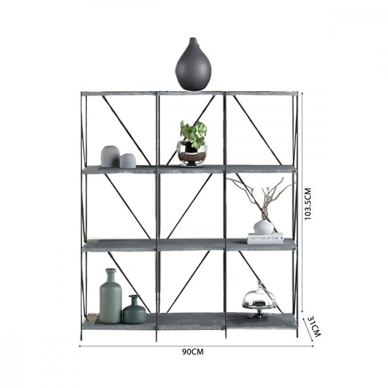 Multi-Use Shelving Unit From Malaysian Wood - 4 Layers - By Baity - ALHOME