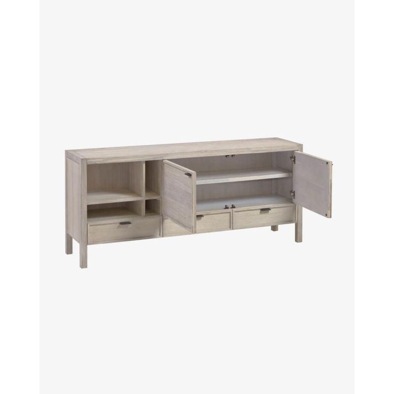 Beige Engineered Wood TV Unit - Size: 120x45x50 By Alhome - 110112219 - ALHOME