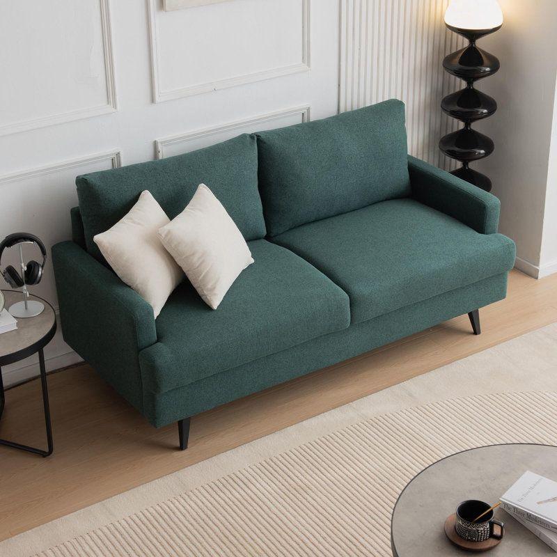 Modern Chic Linen 2 Seater Sofa - 180x85x85 cm - By Alhome - ALHOME