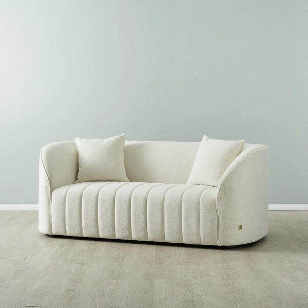 Linen 3-Seater Sofa in Timeless Beige By Alhome - 110111553 - ALHOME