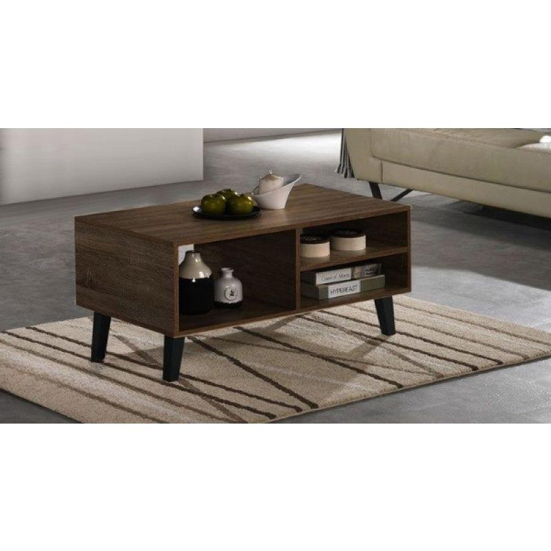 Center Table From Malaysian Wood - Brown - 92x46.5x42 cm - By Baity - ALHOME