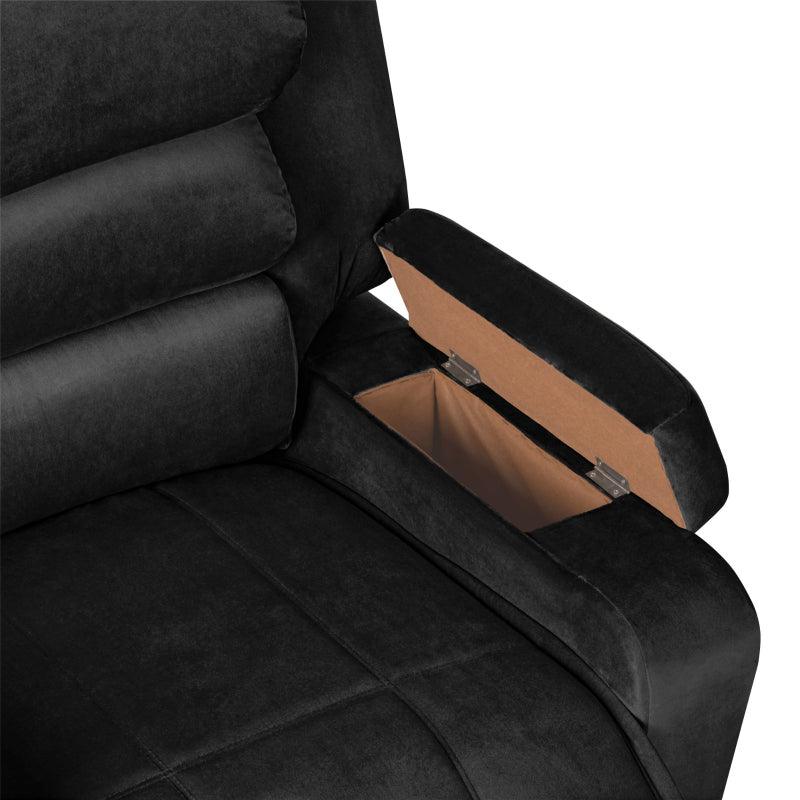 Velvet Recliner Chair with Storage Box - AB07 by In House - ALHOME