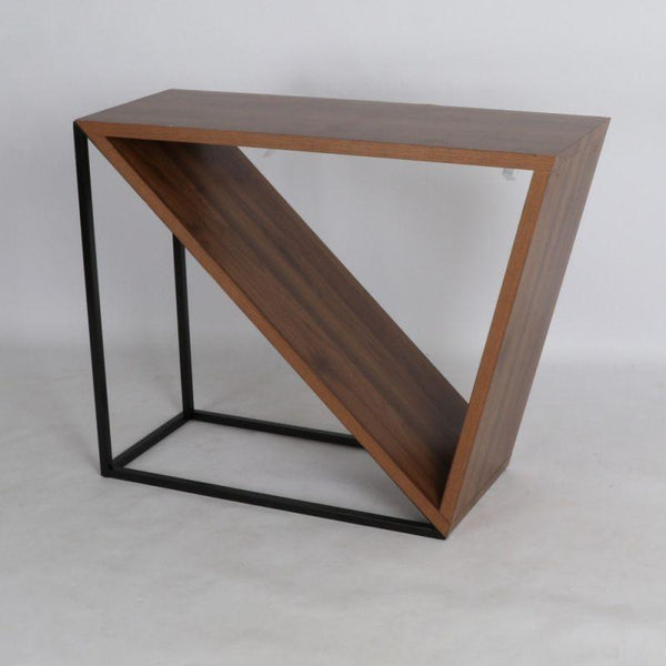 Wooden And Metal Modern Console - Brown By Alhome - ALHOME