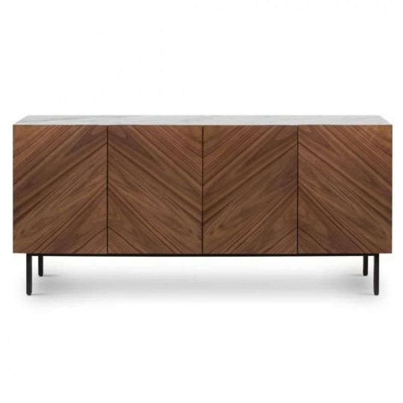 Contemporary Wooden Buffet - Streamlined Elegance By Alhome - 110110498 - ALHOME