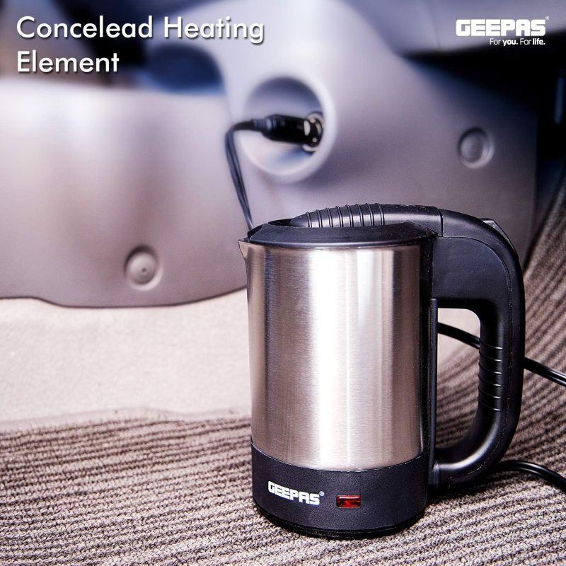 Geepas Car Electric Kettle 0.5 L 150 W - GK38041 - .com - Your Destination for Baby & Mother Needs in Saudi Arabia