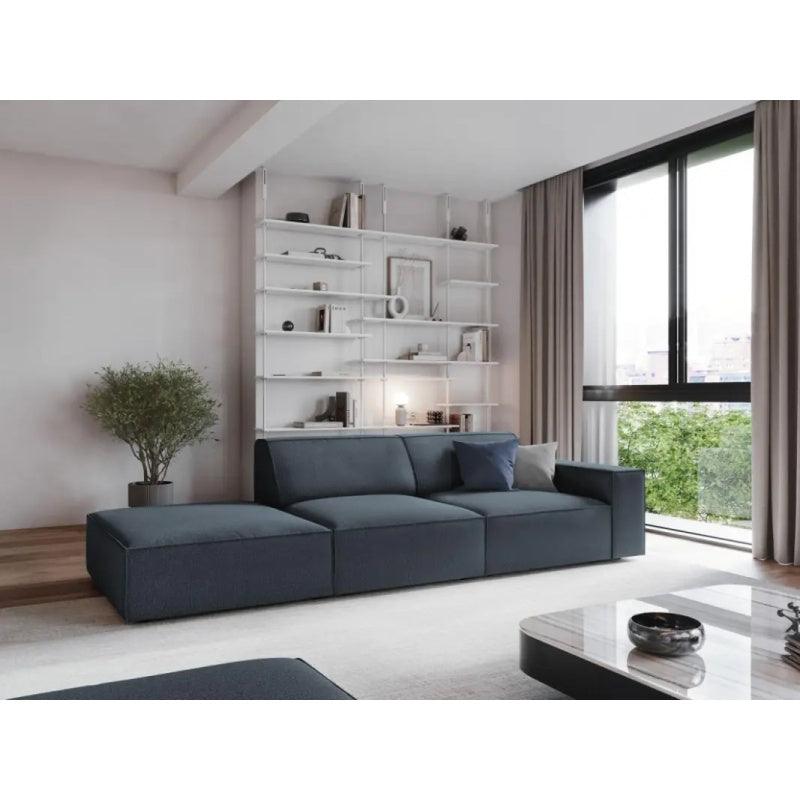 Modern Velvet 3 Seater Sofa - 240x85x85 cm - By Alhome - ALHOME